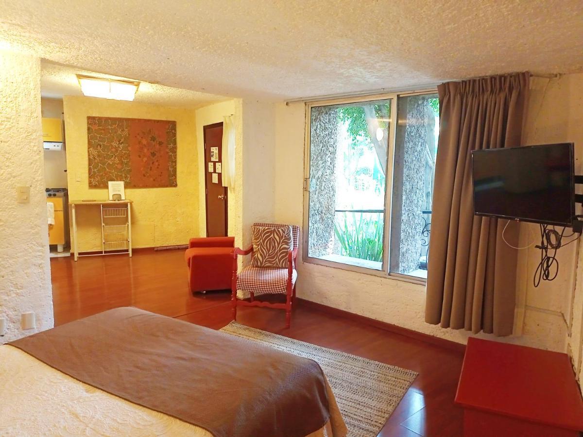 Suite 1-A Monasterio Garden House Welcome To San Angel Kota Meksiko Bagian luar foto